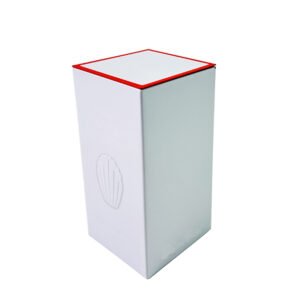 OEM square right angle tin box for cookie candy tea hinged metal gift box manufacturers