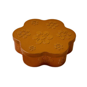 맞춤형 금속 양철 팬시 꽃 모양의 비스킷 쿠키 상자 주석 재사용 가능한 주석 초콜릿 사탕 주석 상자 포장