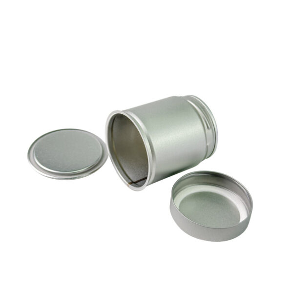 Custom 30g Printed Luxury Matcha Tea tins Food Grade Tea Powder packaging Airtight Containers Metal Round Shape tin for Tea - Image 5