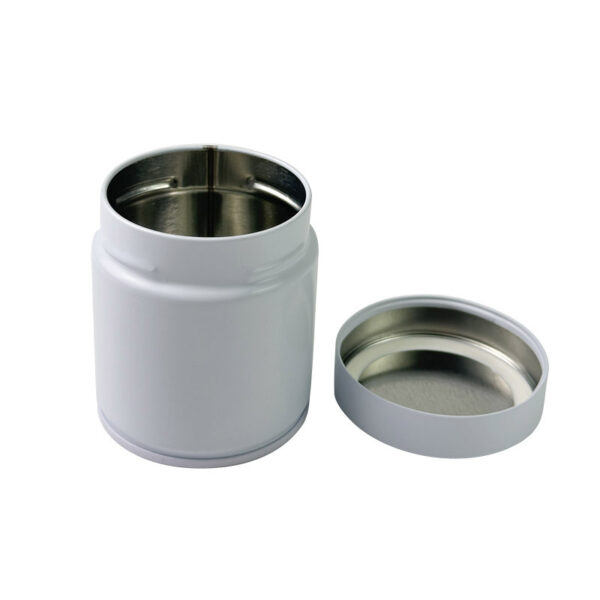 Custom 30g Printed Luxury Matcha Tea tins Food Grade Tea Powder packaging Airtight Containers Metal Round Shape tin for Tea - Image 6