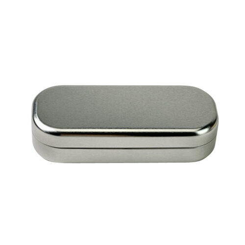 RT350-1 OEM / ODM custom metal stationery box pencil case with hinged lid tin box distributors